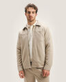 Chamarra Beige Fit Regular,CRUDO