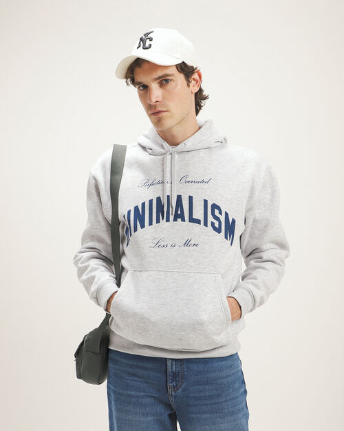 Sudadera Gris Fit Relaxed