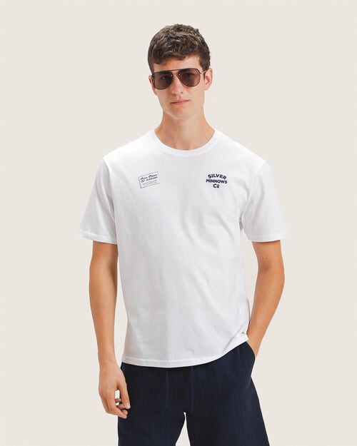 Playera Fit Regular Estampada