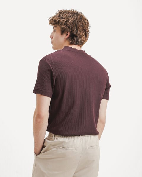 Playera Roja Henley