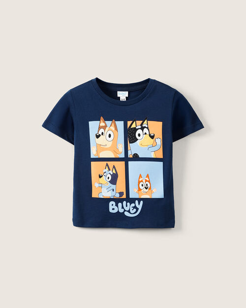 Playera Manga Corta Bluey