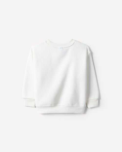 Sudadera Aplicaciones Flores