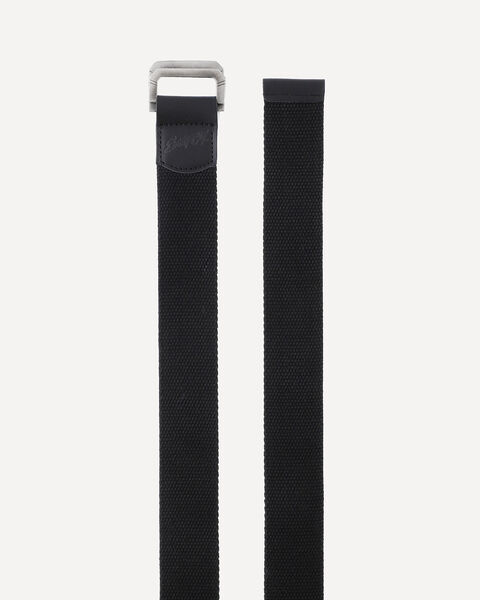 Cintur&oacute;n Negro De Lona