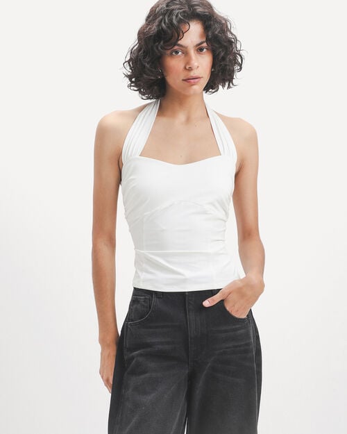 Top Halter Beige
