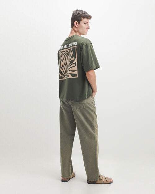 Playera Boxy Verde