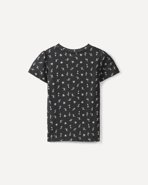 Playera Gris Estampada