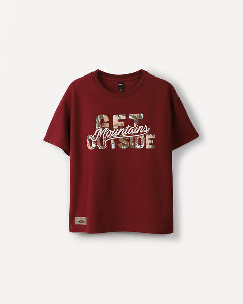 Playera Roja Estampada
