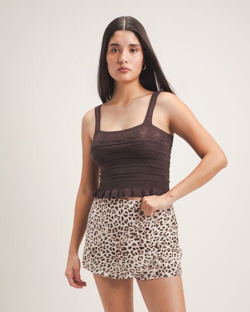 Short Falda Estampada
