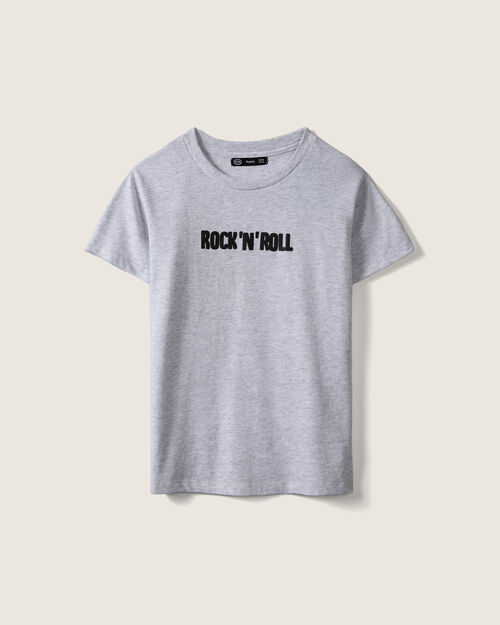 Playera Gris Con Diseño