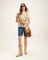 Playera Manga Corta,BEIGE
