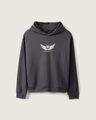 Sudadera Cerrada Oversize,GRIS
