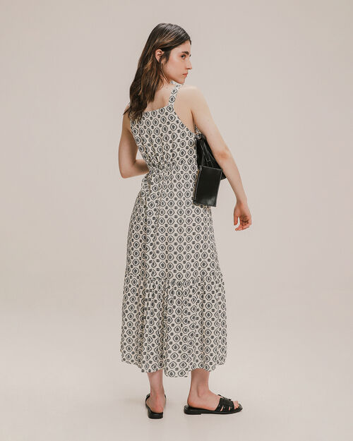 Vestido Midi Estampado