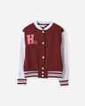 Chamarra Bomber Hogwarts,ROJO OBSCURO