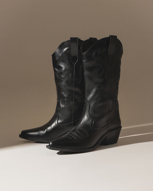 Bota Vaquera Negra