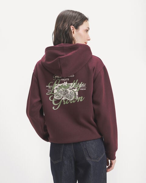 Sudadera Roja Estampada