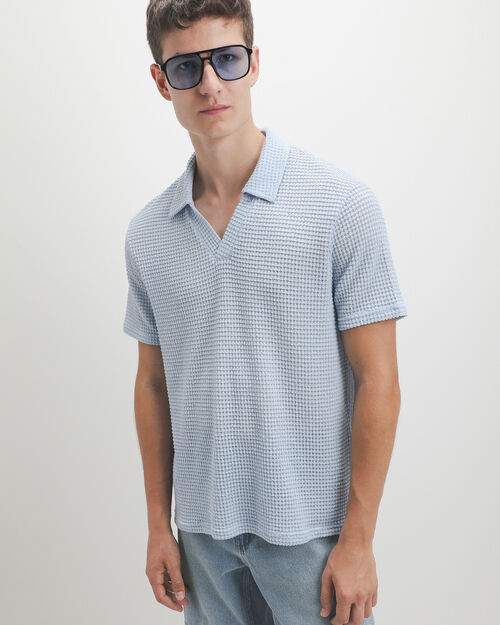 Polo Relaxed Azul