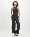 Pantal&oacute;n Doble Pretina,NEGRO