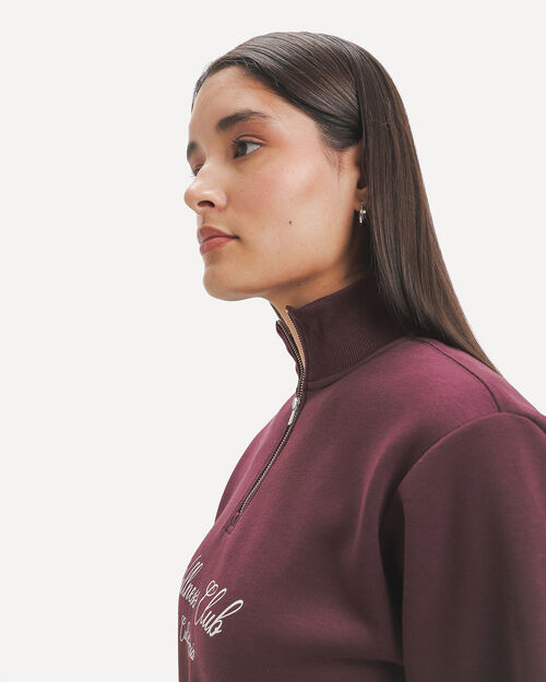 Sudadera Cropped Roja