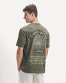 Playera B&aacute;sica Relaxed,VERDE PINO