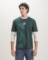 Playera Azul Hogwarts,VERDE OBSCURO