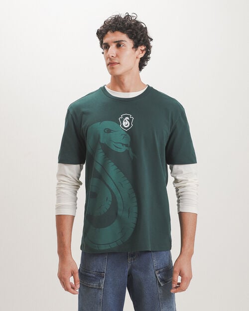 Playera Dise&ntilde;o Slytherin