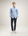 Pantalón Negro Fit Skinny,AZUL MARINO