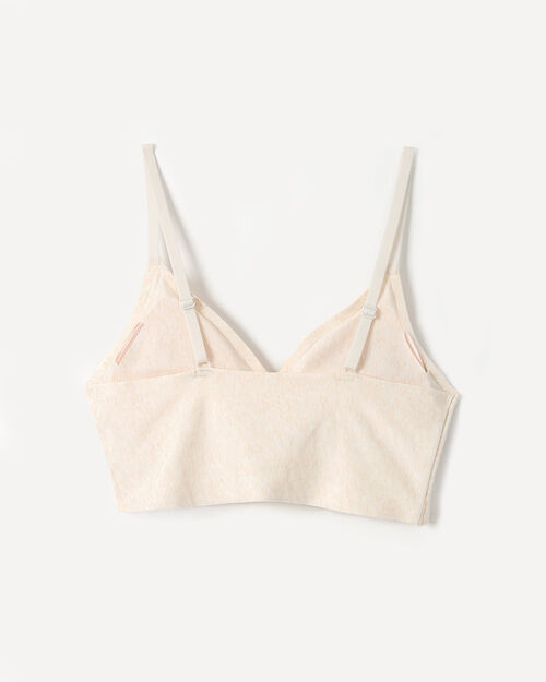 Top Beige Tirantes