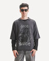 Playera Relaxed Jack,GRIS OBSCURO