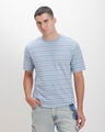 Playera Azul Rayas,AZUL ACERO