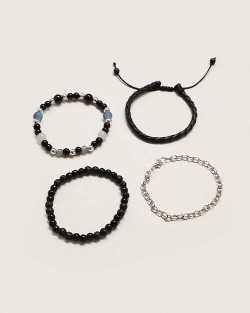 Pack Pulseras Negras