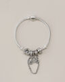 Pulsera Charms Plateada,PLATEADO