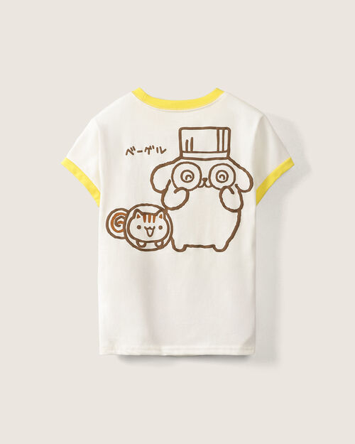 Playera Ringer Pompompurin