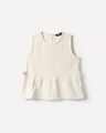 Blusa Smock Blanca,BLANCO