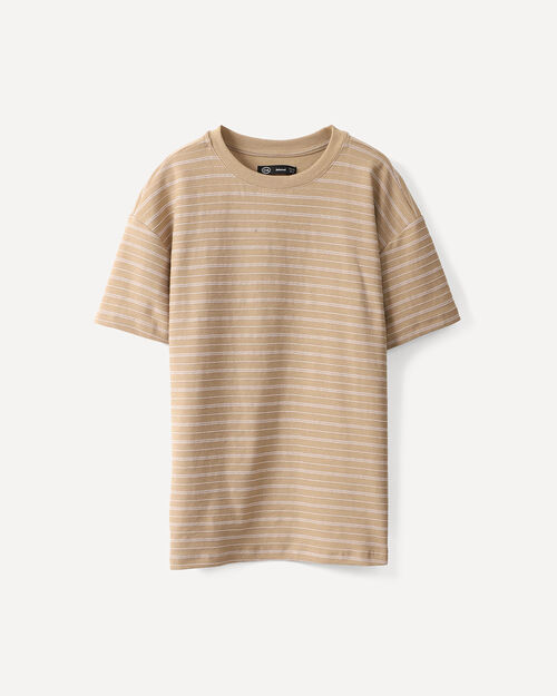 Playera Caf&eacute; Rayas