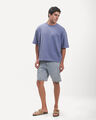 Bermuda Relaxed Azul,AZUL P1