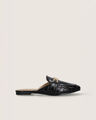 Mocasín Negro Destalonado,NEGRO