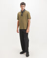 Playera Relaxed Caf&eacute;,OLIVO MEDIO