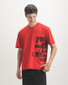 Playera Dise&ntilde;o Urbano,ROJO