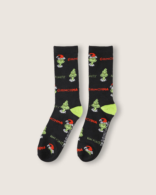Calcetines Navide&ntilde;os El Grinch