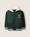 Chamarra Hoodie Verde,VERDE OBSCURO