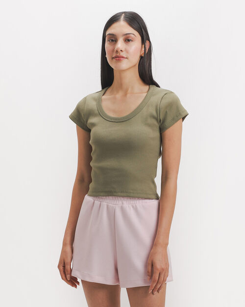 Playera Verde Tejida