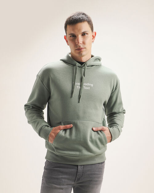 Sudadera Verde Con Diseño