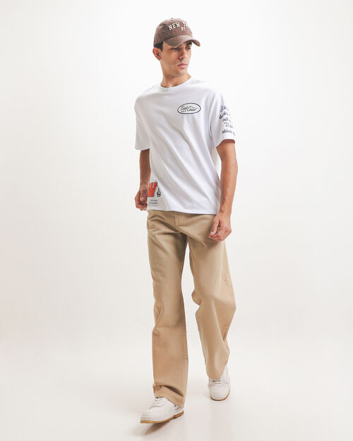 Baggy Jeans Caf&eacute; Claro