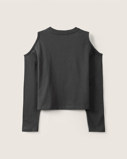 Playera Cut Out Gris