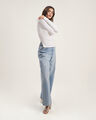 Jeans Wide Leg Aplicaciones,AZUL CIELO