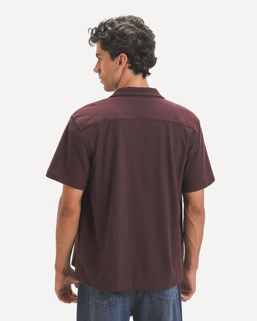 Camisa Relaxed Textura