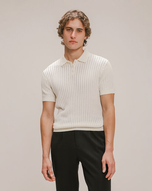 Polo Fit Slim Blanca