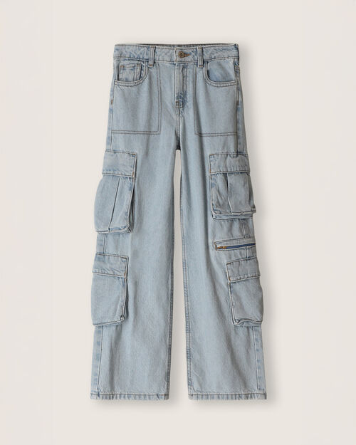 Jeans Cargo Wide Leg