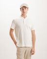 Playera Henley B&aacute;sica,BLANCO HUESO