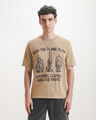 Playera Negra Regular,CAFE